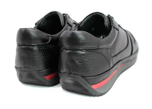 Мъжки обувки от естествена кожа в черно 277 CH