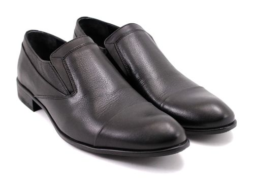 Pantofi eleganti bărbați în negru 1804 CH