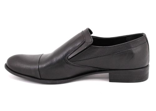 Pantofi eleganti bărbați în negru 1804 CH