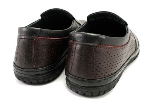 Мъжки ежедневни обувки в бордо 807p BR