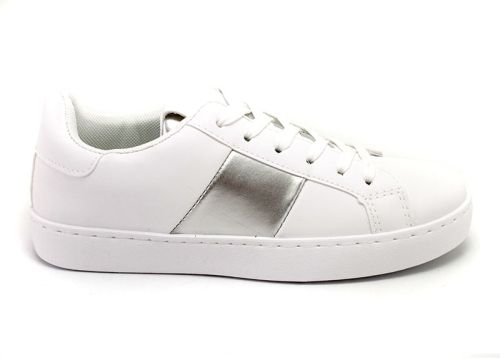 Sneakers de dama in alb 1026 B