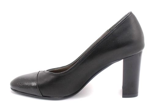 Pantofi elegantI dama din piele naturală în negru 135 CH