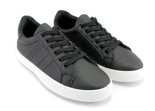 Sneakers pentru dama in negru 1026 CH