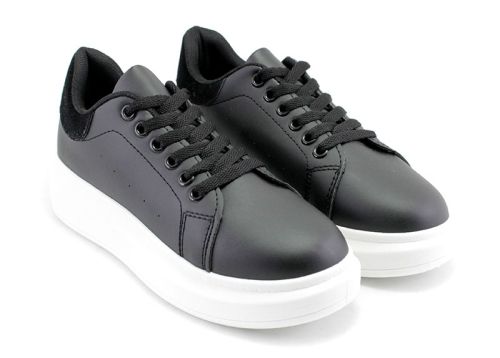 Sneakers pentru femei in negru 1870 CHv