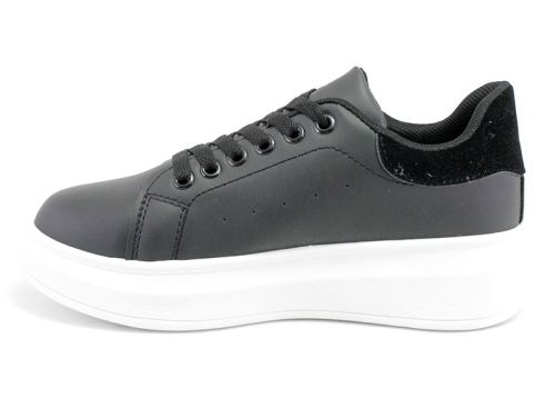 Sneakers pentru femei in negru 1870 CHv
