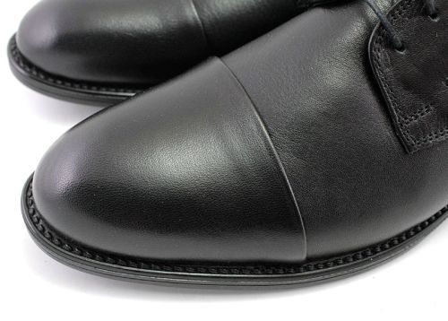 Мъжки обувки от естествена кожа в черно 1225 CH