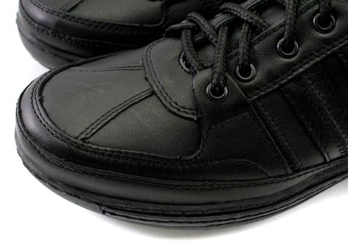 Pantofi barbati , negri, casual, din piele - model 159