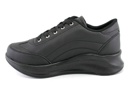 Adidași pentru femei în negru - Model Reina.