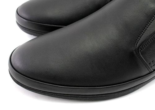 Pantofi casual barbati din piele in negru - model Victorio