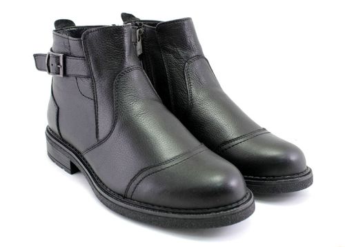 Ghete elegante barbati de culoare neagra - model Dominic