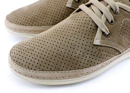 Мъжки летни обувки в цвят визон - Модел Филип.