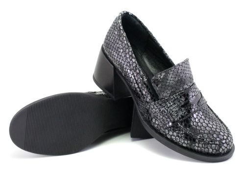 Дамски, елегантни обувки в сиво - Модел Ерато