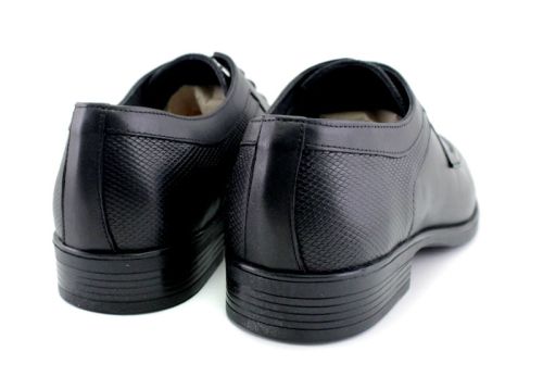 Pantofi formali pentru bărbați în negru, model Toto