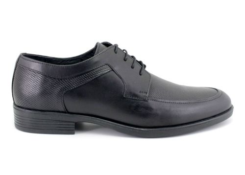 Pantofi formali pentru bărbați în negru, model Toto