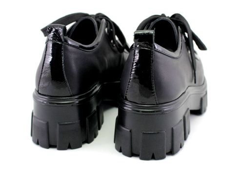 Pantofi de damă, casual, în negru - Model Erika