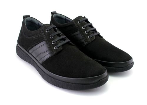 Pantofi bărbați în negru - model Ernesto