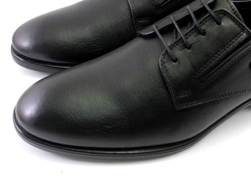 Încălțăminte formală pentru bărbați în negru, model Conrado