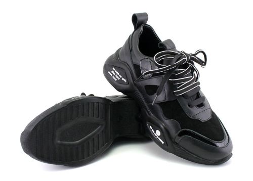 Pantofi sport pentru femei în negru - Model Evita