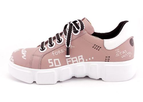 Дамски, ежедневни обувки в розово - Модел Мелиса