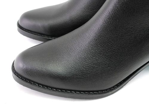 Botine elegante de damă cu fermoar lateral în negru - Model Damiana