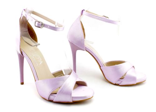 Дамски, официални сандали в лилаво - Модел Гардения.