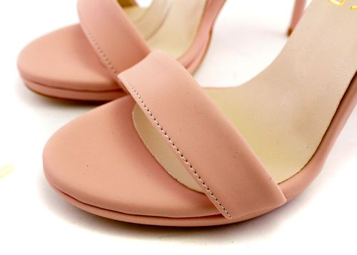 Дамски, официални сандали в розово - Модел Азалия