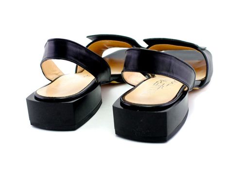 Дамски сандали от естествена кожа в  черно - Модел Матилда