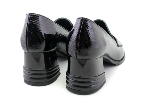 Pantofi formali dama lac negru, model Claire