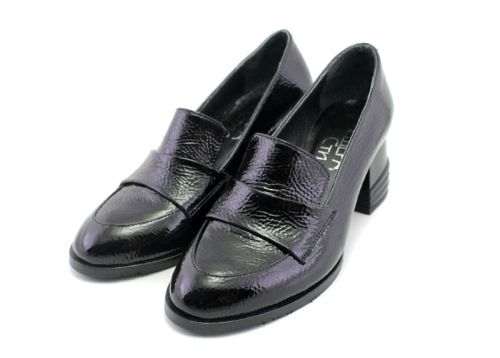 Pantofi formali dama lac negru, model Claire