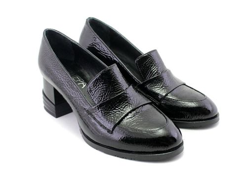 Pantofi formali dama lac negru, model Claire