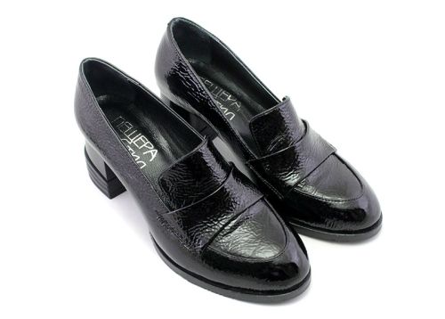 Pantofi formali dama lac negru, model Claire