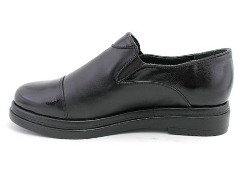 Pantofi casual dama fara sireturi in negru - Model Areselis.