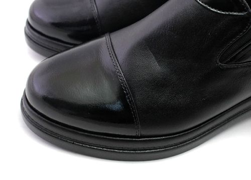 Pantofi casual dama fara sireturi in negru - Model Areselis.