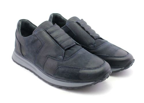 Мъжки, спортни обувки в тъмно синьо - Модел Зоран
