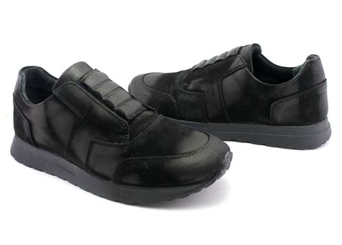 Мъжки, спортни обувки в черно - Модел Зоран