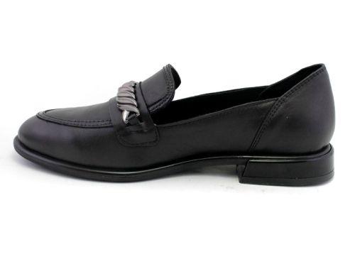 Pantofi casual dama fara sireturi in negru - Model Patritsia