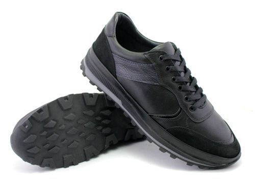 Мъжки, спортни обувки в черно - Модел Кристиано