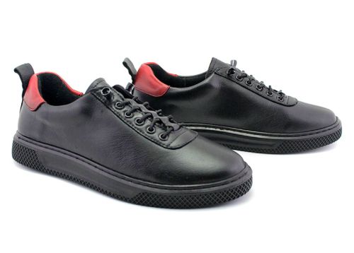 Дамски, ежедневни обувки в черно - Модел Малвина.