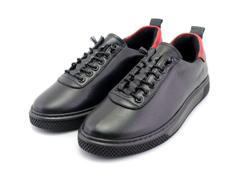 Дамски, ежедневни обувки в черно - Модел Малвина