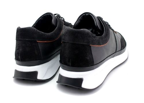 Pantofi pentru bărbați în negru - Model Nicholas.
