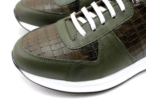 Мъжки обувки в зелено - Модел Хуан.