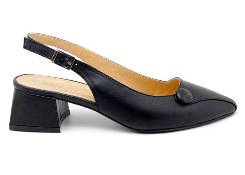 Дамски официални обувки в черно, модел Анджелика.