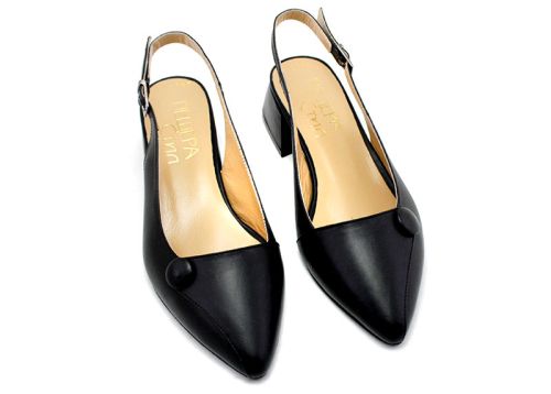 Дамски официални обувки в черно, модел Анджелика.