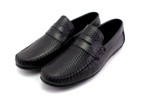 Mocasini pentru barbati negru - model Louis.