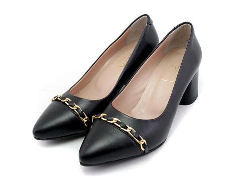 Pantofi formali dama negru, model Felipa.