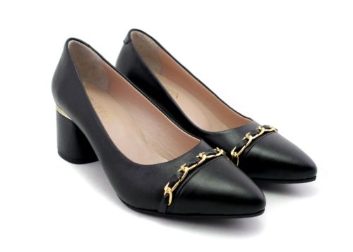 Дамски официални обувки в черно, модел Фелипа.