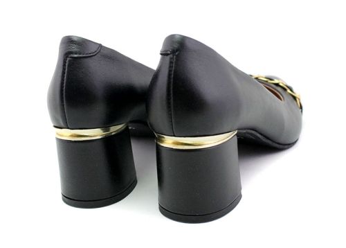 Pantofi formali dama negru, model Felipa.