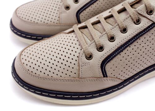 Мъжки, ежедневни обувки в бежово - Модел Джулиан.