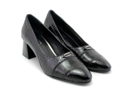 Pantofi formali dama negru, model Ravenna.