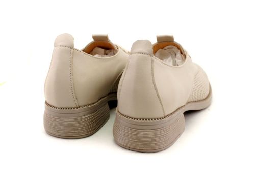 Pantofi casual dama in bej - Model Evlogia.